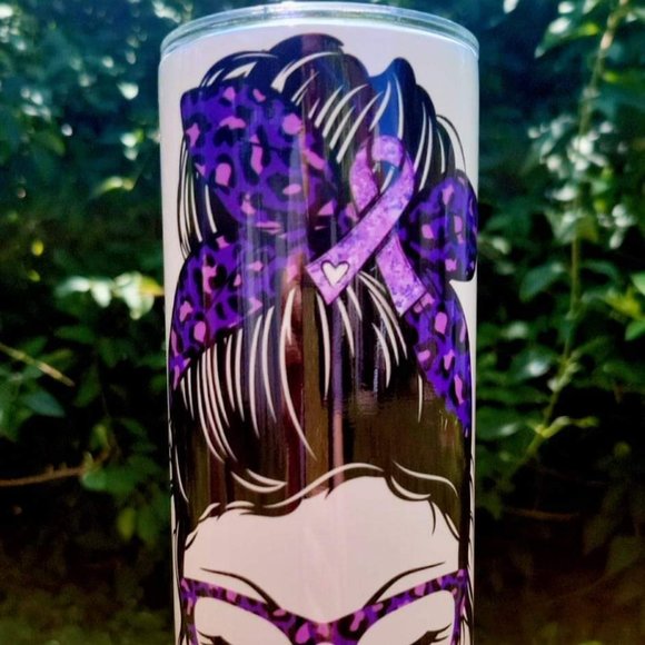 METAL TUMBLER DOMESTIC VIOLENCE AWARENESS - Picture 3 of 5